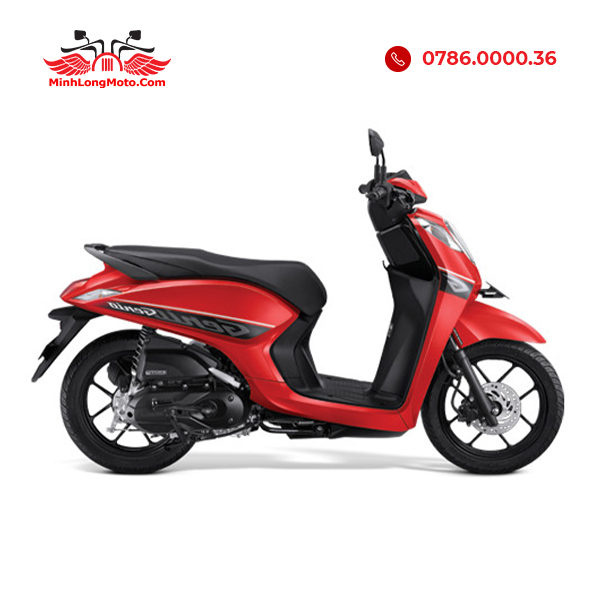 xe honda tay ga genio smart red